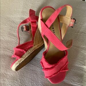 Lucky Brand Pink Espadrille Sandals